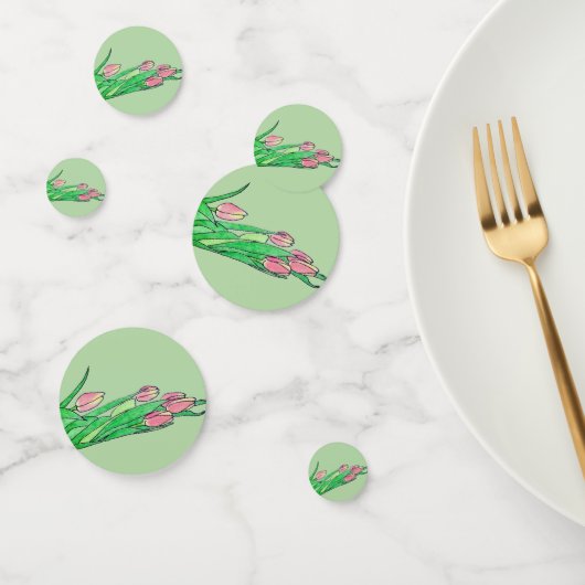 Tulpenstrauß konfetti (Gruppe)
