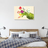 Tulpenstrauß Leinwanddruck (Insitu (Schlafzimmer))