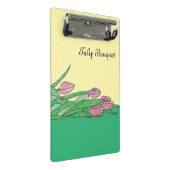 Tulpenstrauß liegt ab mini klemmbrett (Schrägansicht)