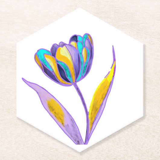 Tulpenuntersetzer Untersetzer (Vorderseite)