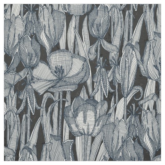 Tulpenverfall Stoff (Muster)