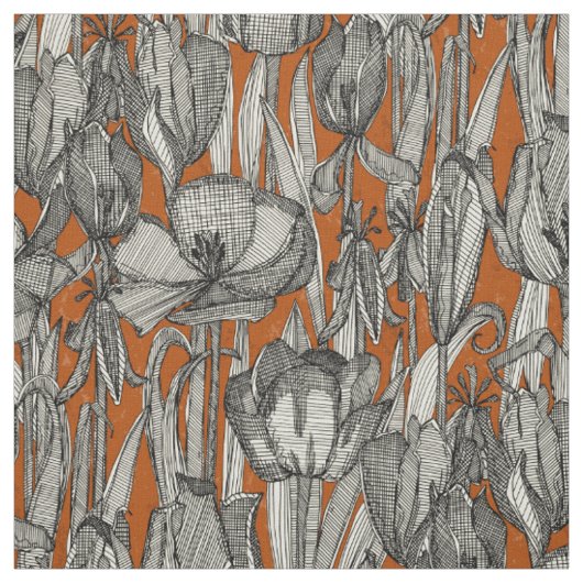 Tulpenverfall Stoff (Muster)