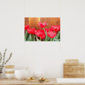 Tulpenzeit Poster (Küche)