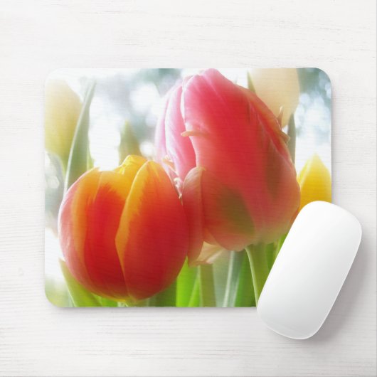 TulpenZWEI-Zusammen-Mousepad Mousepad (Mit Mouse)