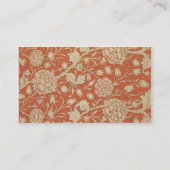 Tulpetapetenentwurf, 1875 visitenkarte (Rückseite)