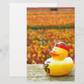Tulpip Ducky Briefpapier (Vorne/Hinten)