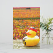 Tulpip Ducky Briefpapier (Stehend Vorderseite)