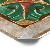 Tulsa Art Deco Fliesen Leinwand Poster (Ecke)