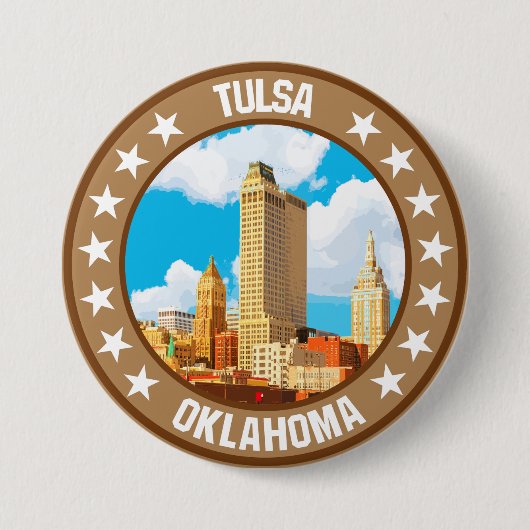 Tulsa Button (Vorderseite)