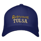Tulsa Cap Bestickte Kappe (Vorderseite)
