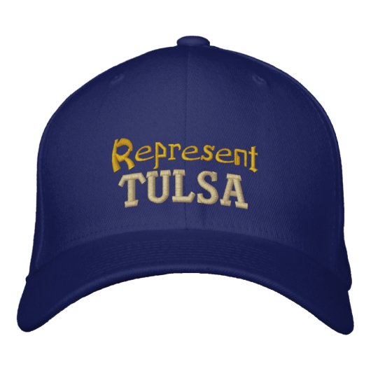 Tulsa Cap Bestickte Kappe (Vorderseite)