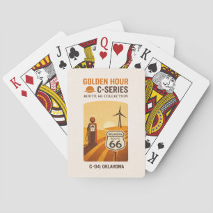 Tulsa Centennial Vintage Pumpenbühne Spielkarten