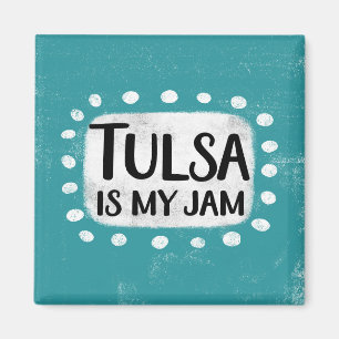 Tulsa ist mein Jam Kühlschrank Magnet