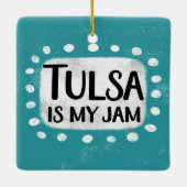 Tulsa ist mein Jam Ornament (Rückseite)