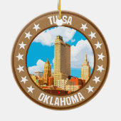 Tulsa Keramik Ornament (Hinten)