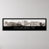 Tulsa, OK - Panoramabild - 1909 Poster (Vorne)