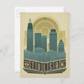 Tulsa, OK Postkarte (Vorne/Hinten)