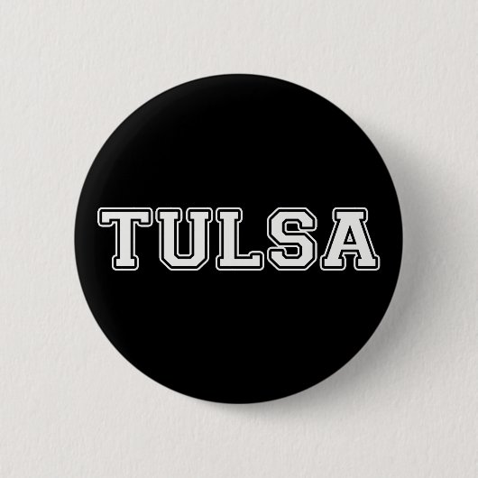 Tulsa Oklahoma Button (Vorderseite)