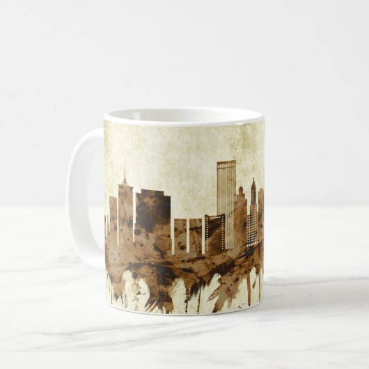 Tulsa Oklahoma Cityscape Kaffeetasse (Vorderseite Links)