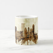Tulsa Oklahoma Cityscape Kaffeetasse (Mittel)