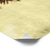 Tulsa Oklahoma Cityscape Poster (Ecke)