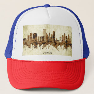 Tulsa Oklahoma Cityscape Truckerkappe