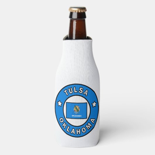 Tulsa Oklahoma Flaschenkühler (Flaschenvorderseite)