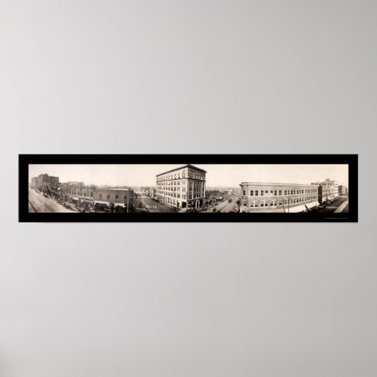 Tulsa, Oklahoma Foto 1910 Poster (Vorne)