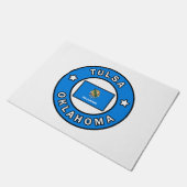 Tulsa Oklahoma Fußmatte (Schrägansicht)