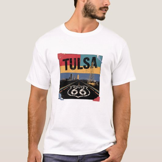 Tulsa Oklahoma Geschenkidee T-Shirt (Vorderseite)