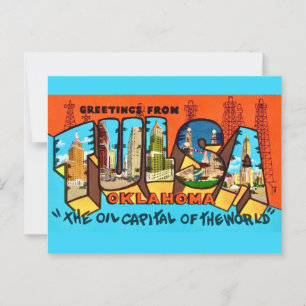 Tulsa Oklahoma Grußpostkarte Postkarte