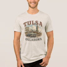Tulsa Oklahoma Historische Route 66 Vintage Öl-Sta