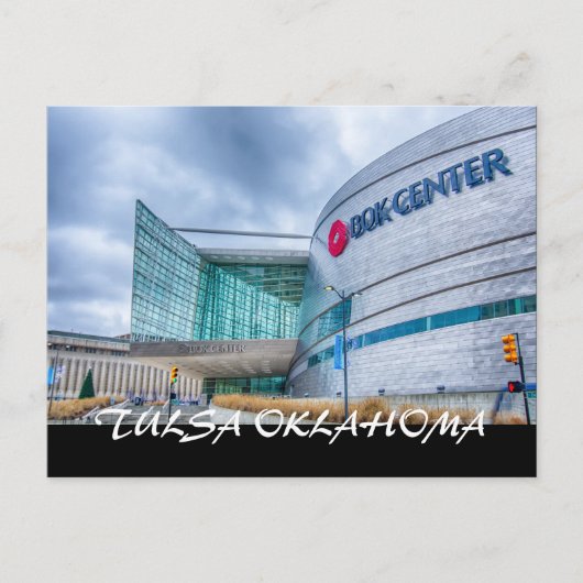 Tulsa Oklahoma Innenstadt Postkarte (Vorderseite)