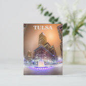 Tulsa Oklahoma Innenstadt Postkarte (Stehend Vorderseite)