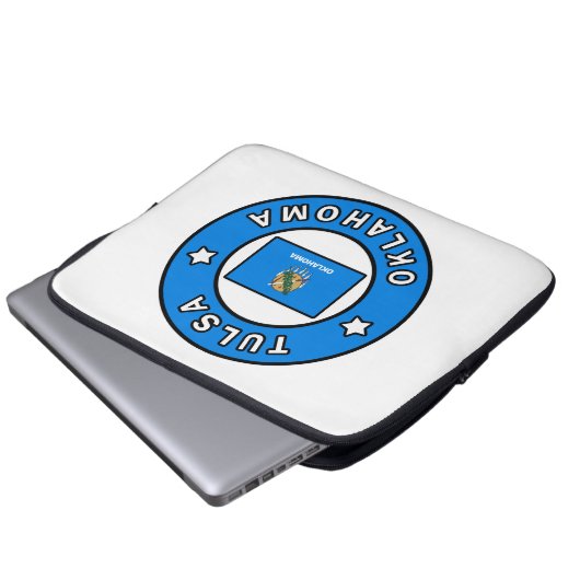 Tulsa Oklahoma Laptopschutzhülle (Vorne Knopf)