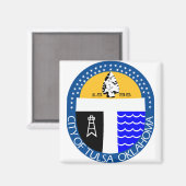 Tulsa, Oklahoma Magnet (Vorderseite/Rückseite)