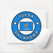 Tulsa Oklahoma Mousepad (Mit Mouse)