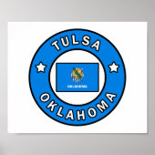 Tulsa Oklahoma Poster (Vorne)