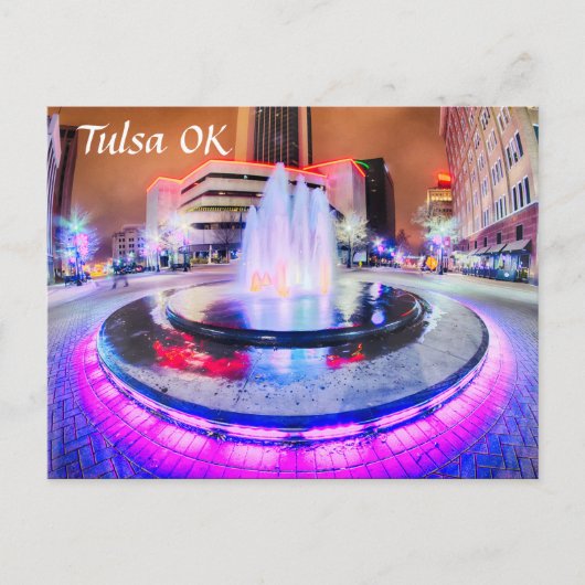 Tulsa Oklahoma Postkarte (Vorderseite)