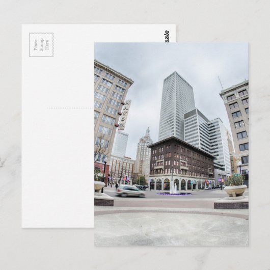 Tulsa Oklahoma Postkarte (Vorne/Hinten)