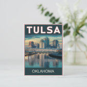 Tulsa, Oklahoma Postkarte (Stehend Vorderseite)