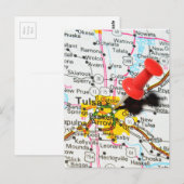 Tulsa, Oklahoma Postkarte (Vorne/Hinten)