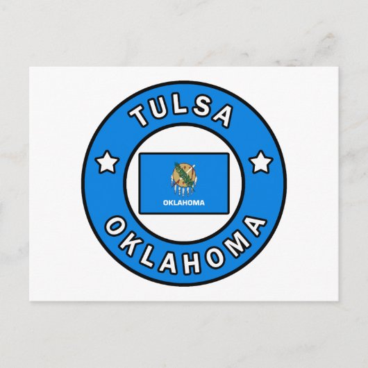 Tulsa Oklahoma Postkarte (Vorderseite)