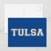 Tulsa Oklahoma Postkarte (Vorne/Hinten)