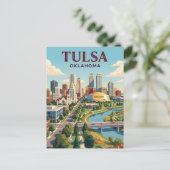 Tulsa, Oklahoma Postkarte (Stehend Vorderseite)