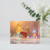 Tulsa Oklahoma Postkarte (Stehend Vorderseite)