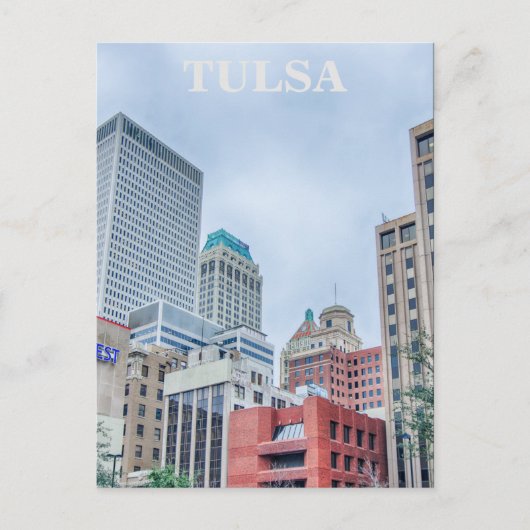 Tulsa Oklahoma Postkarte (Vorderseite)