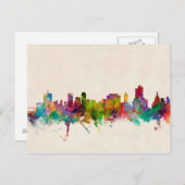 Tulsa Oklahoma Skyline Cityscape Postkarte (Vorne/Hinten)