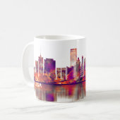 Tulsa Oklahoma Skyline Kaffeetasse (Vorderseite Links)