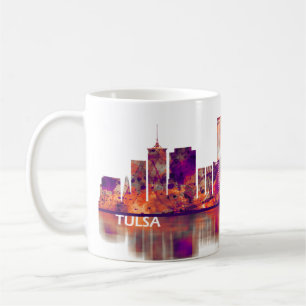 Tulsa Oklahoma Skyline Kaffeetasse